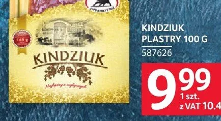 Kindziuk plastry promocja w Selgros