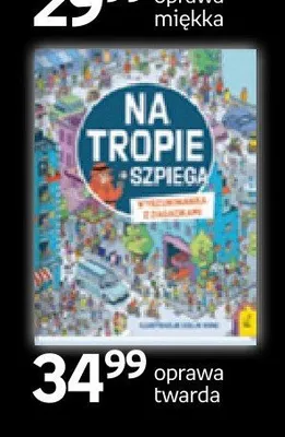 Książka Na tropie szpiega oprawa twarda promocja w Empik