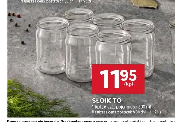 Słoik TO promocja w Stokrotka