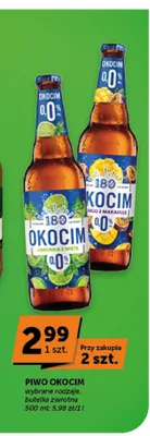 Piwo bezalkoholowe Okocim Limonka z Miętą promocja w ABC