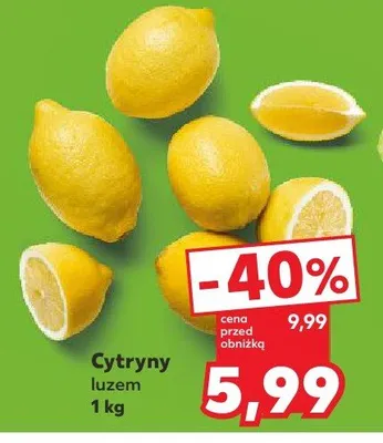 Cytryny luzem promocja w Kaufland
