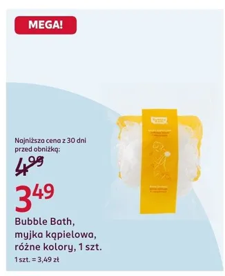 Myjka kąpielowa różne kolory promocja w Rossmann