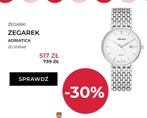 Zegarek Adriatica ZG-013549 promocja w Briju