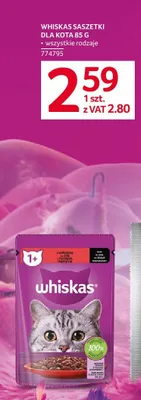 Karma dla kota mokra Whiskas saszetka promocja w Selgros