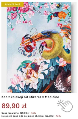 Koc z kolekcji Kit Mizeres x Medicine promocja w Medicine
