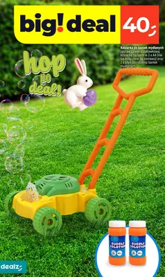 Kosiarka do baniek mydlanych promocja w Dealz