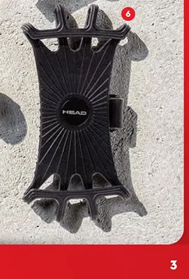Uchwyt z regulacją 360° na smartfon HEAD promocja w Biedronka