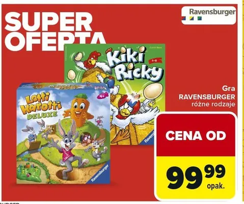 Gra różne rodzaje promocja w Carrefour
