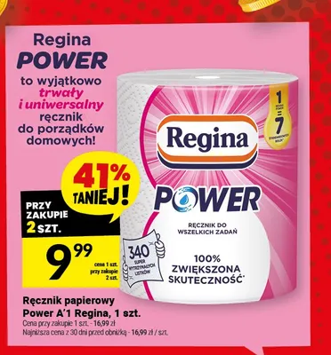 Ręcznik papierowy Power A'1 Regina promocja w Twój Market