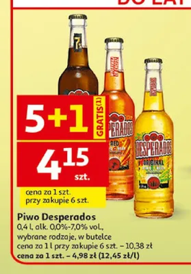 Piwo Desperados Red promocja w Auchan