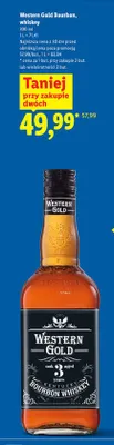 Whisky Western Gold Bourbon promocja w Lidl