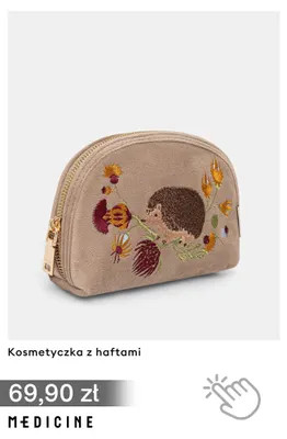 Kosmetyczka z haftami Medicine promocja w Medicine