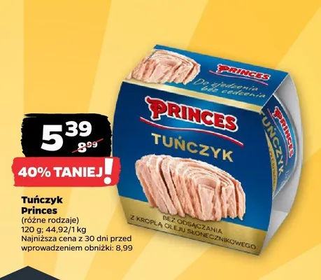 Tuńczyk Princes promocja w Netto