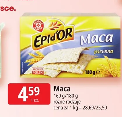 Maca pszenna Epi d'Or promocja w Leclerc