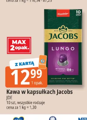 Kawa w kapsułkach Jacobs promocja w Leclerc