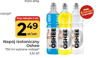 Napój izotoniczny Oshee promocja w Społem Częstochowa