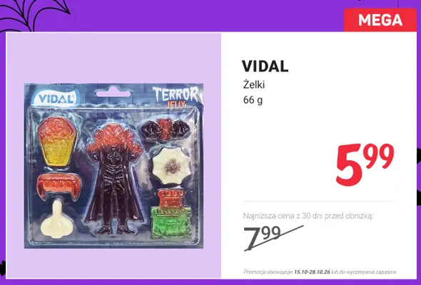 Żelki Vidal promocja w Rossmann