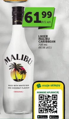Likier Malibu Caribbean promocja w Euro Sklep