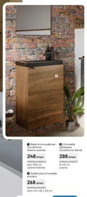 Umywalka nablatowa GoodHome Samal promocja w Castorama