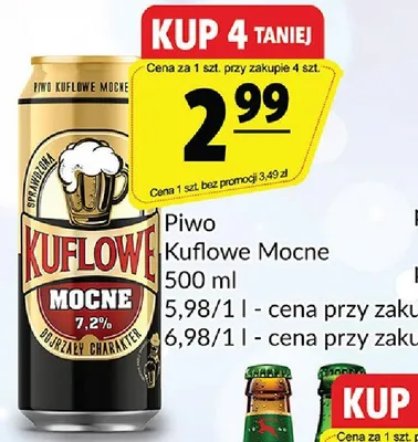 Piwo Kuflowe Mocne promocja w Prim Market
