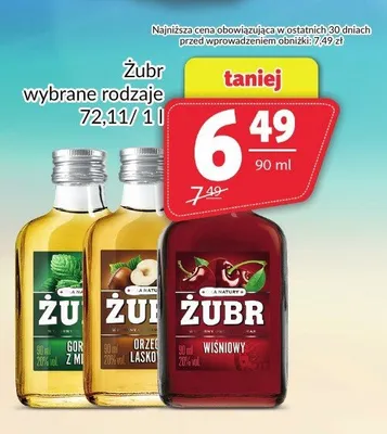 Likier Żubr Orzech Laskowy promocja w Prim Market
