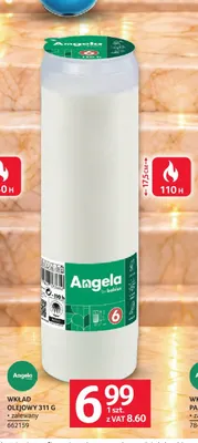 Wkład olejowy zalewany Angela by Bolsius promocja w Selgros
