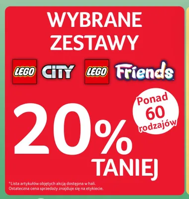 Zestawy LEGO City LEGO Friends promocja w Selgros