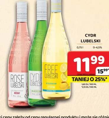Cydr Lubelski Klasyczny promocja w Delfin