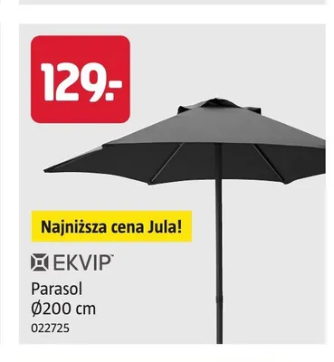 Parasol Ekvip Ø200 cm promocja w Jula