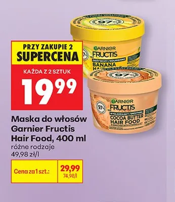 Maska do włosów Garnier Fructis Hair Food promocja w Biedronka