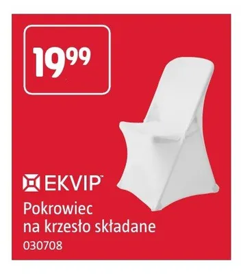 Pokrowiec na krzesło składane EKVIP promocja w Jula