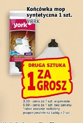 Końcówka mop syntetyczna YORK promocja w Prim Market