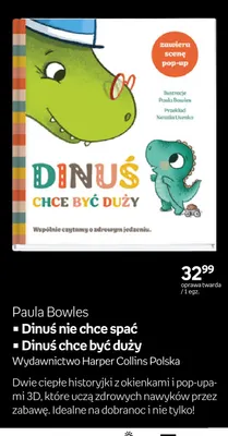 Książka Dinuś chce być duży promocja w Empik