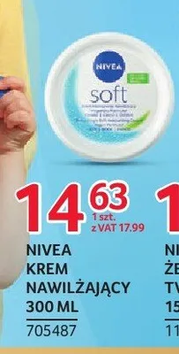 Krem nawilżający Nivea Soft promocja w Selgros