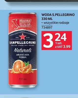 Woda S.Pellegrino promocja w Selgros