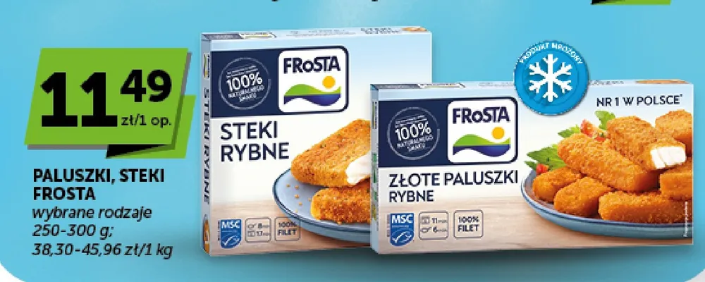 Steki rybne Frosta promocja w ABC