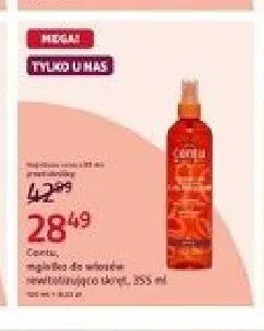 Mgiełka do włosów rewitalizująca skręt Cantu promocja w Rossmann