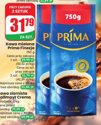 Kawa mielona Prima Finezja promocja w Dino