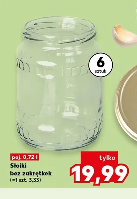 Słoiki bez zakrętek promocja w Kaufland