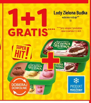 Lody Zielona Budka promocja w POLOmarket