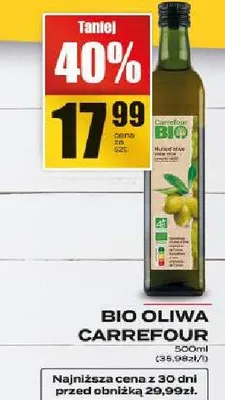 Bio Oliwa Carrefour promocja w Supeco