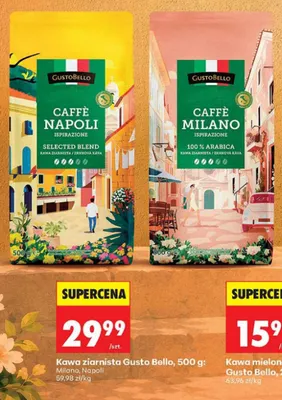 Kawa ziarnista Gusto Bello Caffè Milano promocja w Biedronka