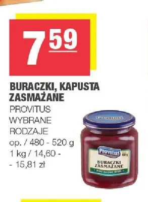 Kapusta zasmażana Provitus promocja w SPAR