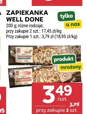 Zapiekanka Well Done promocja w Stokrotka