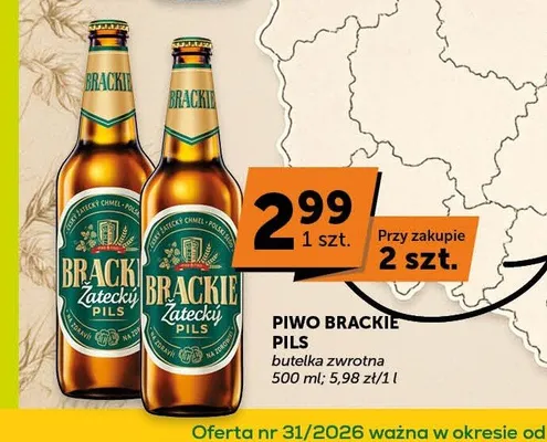 Piwo Brackie Pils promocja w ABC
