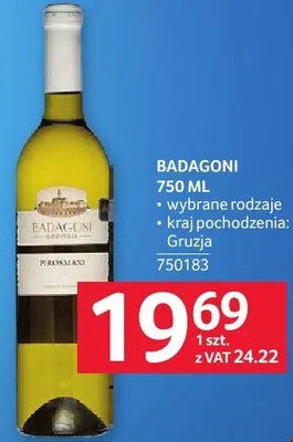 Wino BADAGONI 750 ML promocja w Selgros