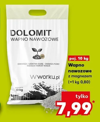 Wapno nawozowe z magnezem promocja w Kaufland