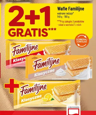 Wafle o smaku kakaowym Familijne Jutrzenka promocja w POLOmarket
