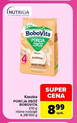 Kaszka Porcja Zbóż BoboVita promocja w Carrefour Market