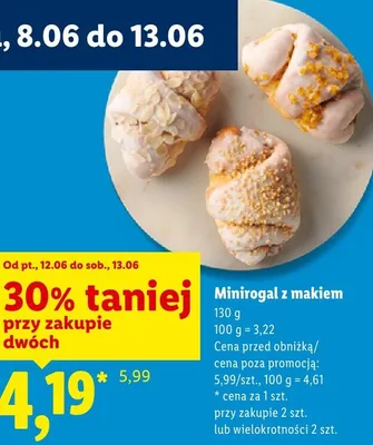 Minirogal z makiem promocja w Lidl